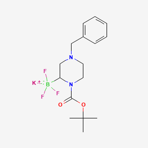 Potassium 4-benzyl-1-(tert-butoxycarbonyl)piperazin-2-yltrifluoroborate