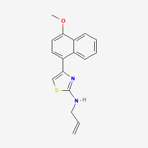4-(4-methoxynaphthalen-1-yl)-N-(prop-2-en-1-yl)-1,3-thiazol-2-amine