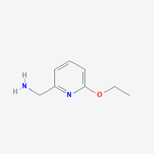 molecular formula C8H12N2O B2498469 (6-乙氧吡啶-2-基)甲胺 CAS No. 1248397-68-3