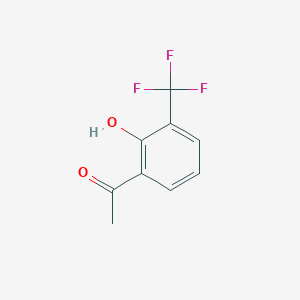 molecular formula C9H7F3O2 B2498501 1-(2-Hydroxy-3-(trifluoromethyl)phenyl)ethanone CAS No. 1144501-67-6