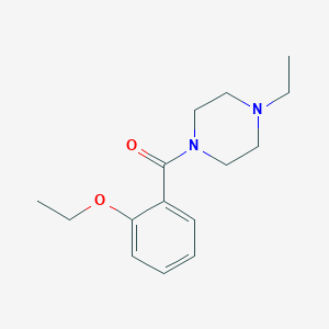 molecular formula C15H22N2O2 B249852 1-(2-Ethoxybenzoyl)-4-ethylpiperazine 