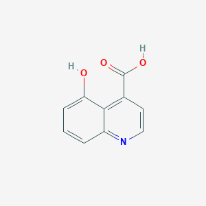 molecular formula C10H7NO3 B2498522 5-Hydroxyquinoline-4-carboxylic acid CAS No. 1261462-15-0