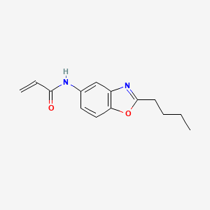 N-(2-butyl-1,3-benzoxazol-5-yl)prop-2-enamide