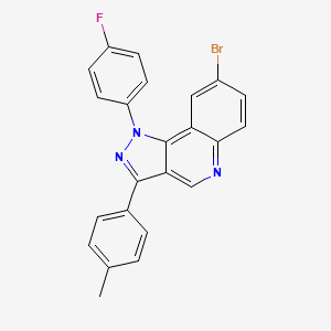 8-bromo-1-(4-fluorophenyl)-3-(4-methylphenyl)-1H-pyrazolo[4,3-c]quinoline