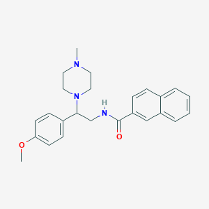 N-(2-(4-methoxyphenyl)-2-(4-methylpiperazin-1-yl)ethyl)-2-naphthamide