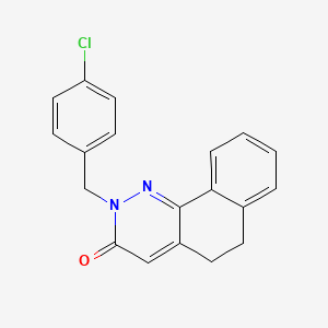 2-(4-chlorobenzyl)-5,6-dihydrobenzo[h]cinnolin-3(2H)-one