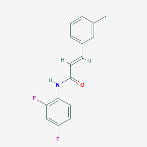 N-(2,4-difluorophenyl)-3-(3-methylphenyl)acrylamide