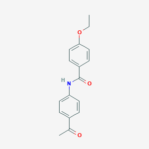 molecular formula C17H17NO3 B249857 N-(4-acetylphenyl)-4-ethoxybenzamide 
