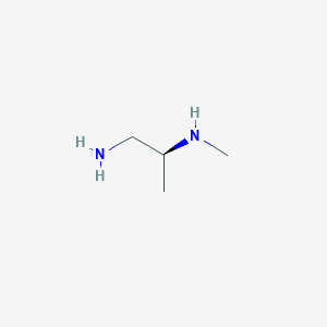 molecular formula C4H12N2 B2498578 (2S)-2-(甲基氨基)丙烷-1-胺 CAS No. 27255-44-3