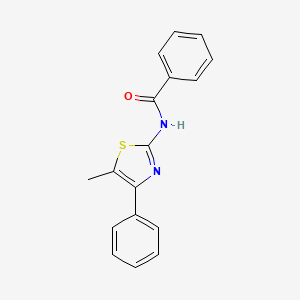 molecular formula C17H14N2OS B2498594 N-(5-methyl-4-phenyl-1,3-thiazol-2-yl)benzamide CAS No. 313403-40-6