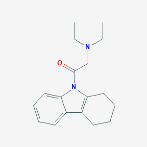 molecular formula C18H24N2O B249860 N,N-diethyl-2-oxo-2-(1,2,3,4-tetrahydro-9H-carbazol-9-yl)ethanamine 