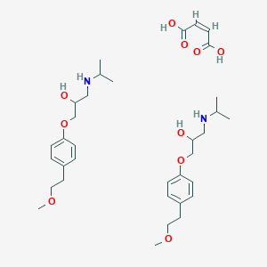 molecular formula C34H54N2O10 B2498604 Metoprolol fumarate (200 MG) CAS No. 119637-66-0; 80274-67-5