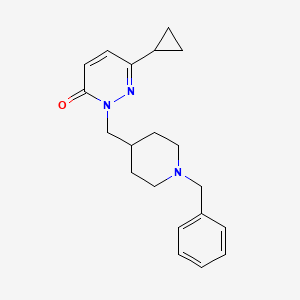 2-[(1-Benzylpiperidin-4-yl)methyl]-6-cyclopropyl-2,3-dihydropyridazin-3-one