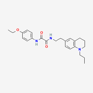 N1-(4-ethoxyphenyl)-N2-(2-(1-propyl-1,2,3,4-tetrahydroquinolin-6-yl)ethyl)oxalamide