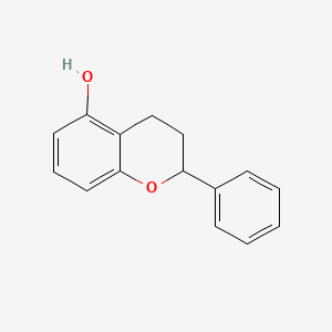 molecular formula C15H14O2 B2498678 2-Phenylchroman-5-ol CAS No. 92215-50-4