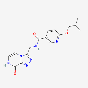 N-((8-hydroxy-[1,2,4]triazolo[4,3-a]pyrazin-3-yl)methyl)-6-isobutoxynicotinamide