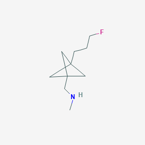 1-[3-(3-Fluoropropyl)-1-bicyclo[1.1.1]pentanyl]-N-methylmethanamine