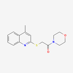 2-((4-Methylquinolin-2-yl)thio)-1-morpholinoethanone