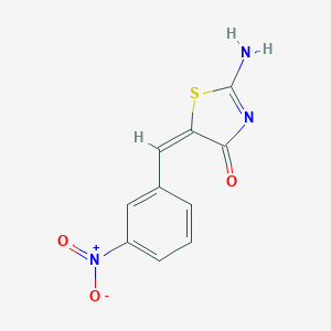molecular formula C10H7N3O3S B249874 2-Amino-5-(3-nitrobenzylidene)-1,3-thiazol-4(5H)-one 