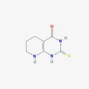 molecular formula C7H9N3OS B249877 2-Mercapto-4-hydroxy-5,6,7,8-tetrahydropyrido[2,3-d]pyrimidine 