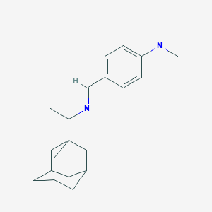 molecular formula C21H30N2 B249879 N-[1-(1-adamantyl)ethyl]-N-[4-(dimethylamino)benzylidene]amine 