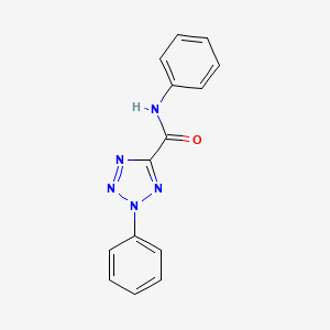 molecular formula C14H11N5O B2498846 N,2-diphenyl-2H-tetrazole-5-carboxamide CAS No. 100541-97-7