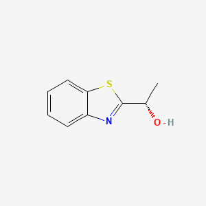 molecular formula C9H9NOS B2498855 (1s)-1-(1,3-Benzothiazol-2-yl)ethanol CAS No. 1059697-82-3