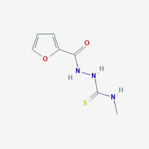 molecular formula C7H9N3O2S B2498857 2-(2-furoyl)-N-methylhydrazinecarbothioamide CAS No. 41735-61-9