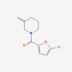 molecular formula C11H12BrNO2 B2498970 1-(5-Bromofuran-2-carbonyl)-3-methylidenepiperidine CAS No. 1994789-50-2