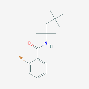 molecular formula C15H22BrNO B249898 2-bromo-N-(1,1,3,3-tetramethylbutyl)benzamide 