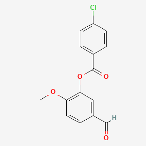 5-Formyl-2-methoxyphenyl 4-chlorobenzoate