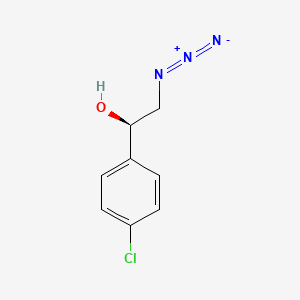 molecular formula C8H8ClN3O B2499076 (R)-1-(4-Chlorophenyl)-2-azidoethanol CAS No. 169272-22-4