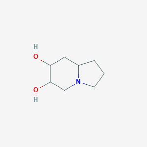 B024991 Octahydroindolizine-6,7-diol CAS No. 105343-56-4