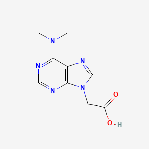 [6-(dimethylamino)-9H-purin-9-yl]acetic acid