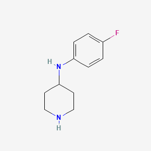 molecular formula C11H15FN2 B2499141 N-(4-fluorophenyl)piperidin-4-amine CAS No. 14759-07-0; 38043-08-2