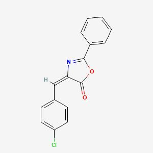 (4E)-4-(4-Chlorobenzylidene)-2-phenyl-1,3-oxazol-5(4H)-one