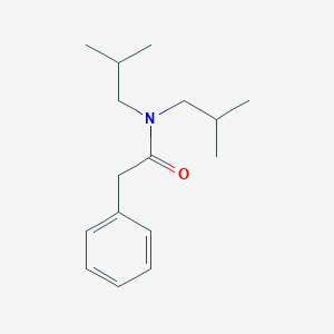 molecular formula C16H25NO B249920 N,N-bis(2-methylpropyl)-2-phenylacetamide 