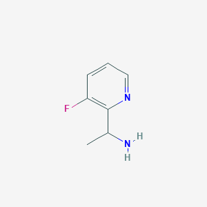 molecular formula C7H9FN2 B2499234 1-(3-氟吡啶-2-基)乙胺 CAS No. 1270334-60-5