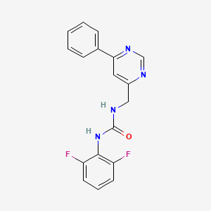 1-(2,6-Difluorophenyl)-3-((6-phenylpyrimidin-4-yl)methyl)urea