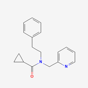 N-phenethyl-N-(pyridin-2-ylmethyl)cyclopropanecarboxamide