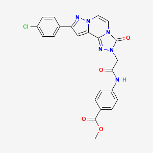 molecular formula C23H17ClN6O4 B2499277 Chembl4571401 CAS No. 1207035-99-1