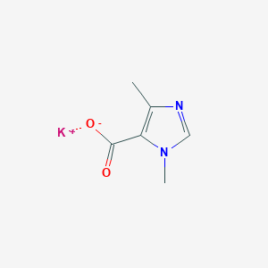 molecular formula C6H7KN2O2 B2499294 Potassium;3,5-dimethylimidazole-4-carboxylate CAS No. 2248291-02-1