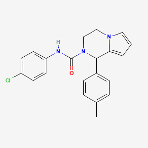 N-(4-chlorophenyl)-1-(p-tolyl)-3,4-dihydropyrrolo[1,2-a]pyrazine-2(1H)-carboxamide