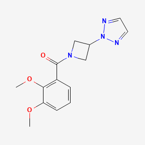 (3-(2H-1,2,3-triazol-2-yl)azetidin-1-yl)(2,3-dimethoxyphenyl)methanone