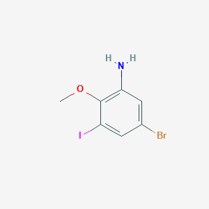 5-Bromo-3-iodo-2-methoxyaniline