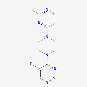 4-[4-(5-Fluoropyrimidin-4-yl)piperazin-1-yl]-2-methylpyrimidine