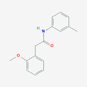 molecular formula C16H17NO2 B249946 2-(2-methoxyphenyl)-N-(3-methylphenyl)acetamide 