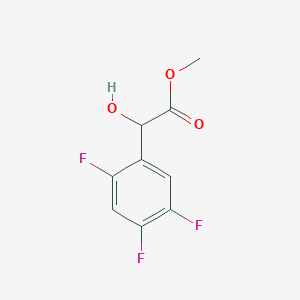 molecular formula C9H7F3O3 B2499532 甲基2-羟基-2-(2,4,5-三氟苯基)乙酸酯 CAS No. 1036273-10-5