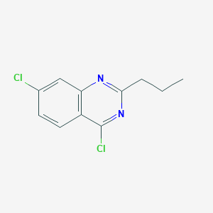 molecular formula C11H10Cl2N2 B2499543 4,7-Dichloro-2-propylquinazoline CAS No. 1245046-91-6