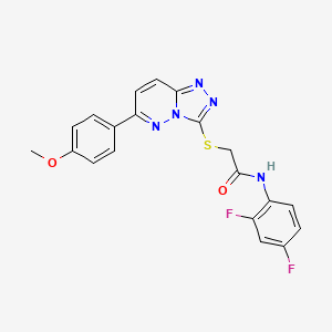 N-(2,4-difluorophenyl)-2-((6-(4-methoxyphenyl)-[1,2,4]triazolo[4,3-b]pyridazin-3-yl)thio)acetamide